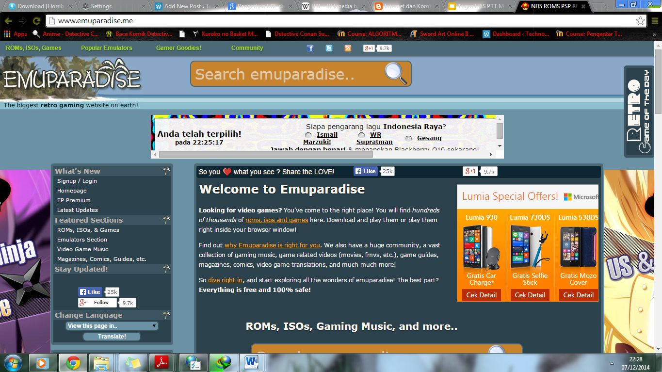 Emuparadise. Downloading game перевод